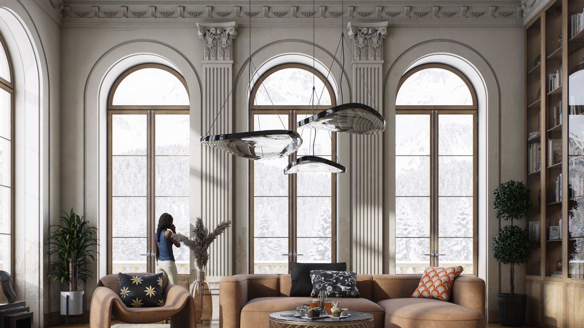 VLX 100 Arched / Custom Door in Los Angeles, CA | Westlight Windows & Doors - detail 2