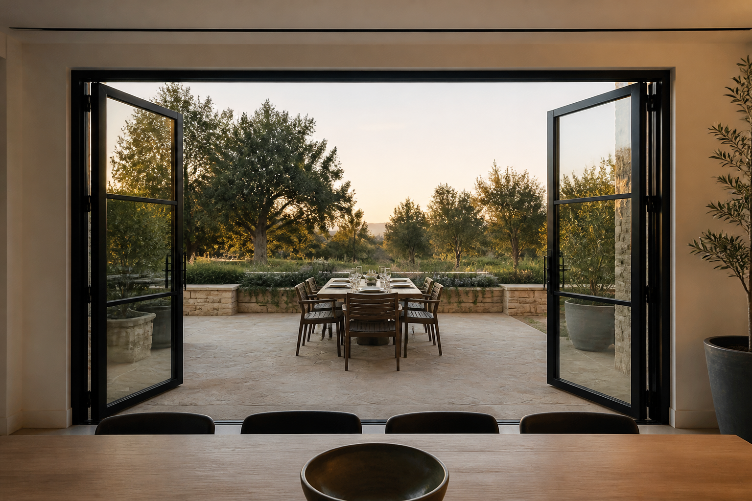 VLX 100 Double Swing / French Door in Los Angeles, CA | Westlight Windows & Doors - detail 6