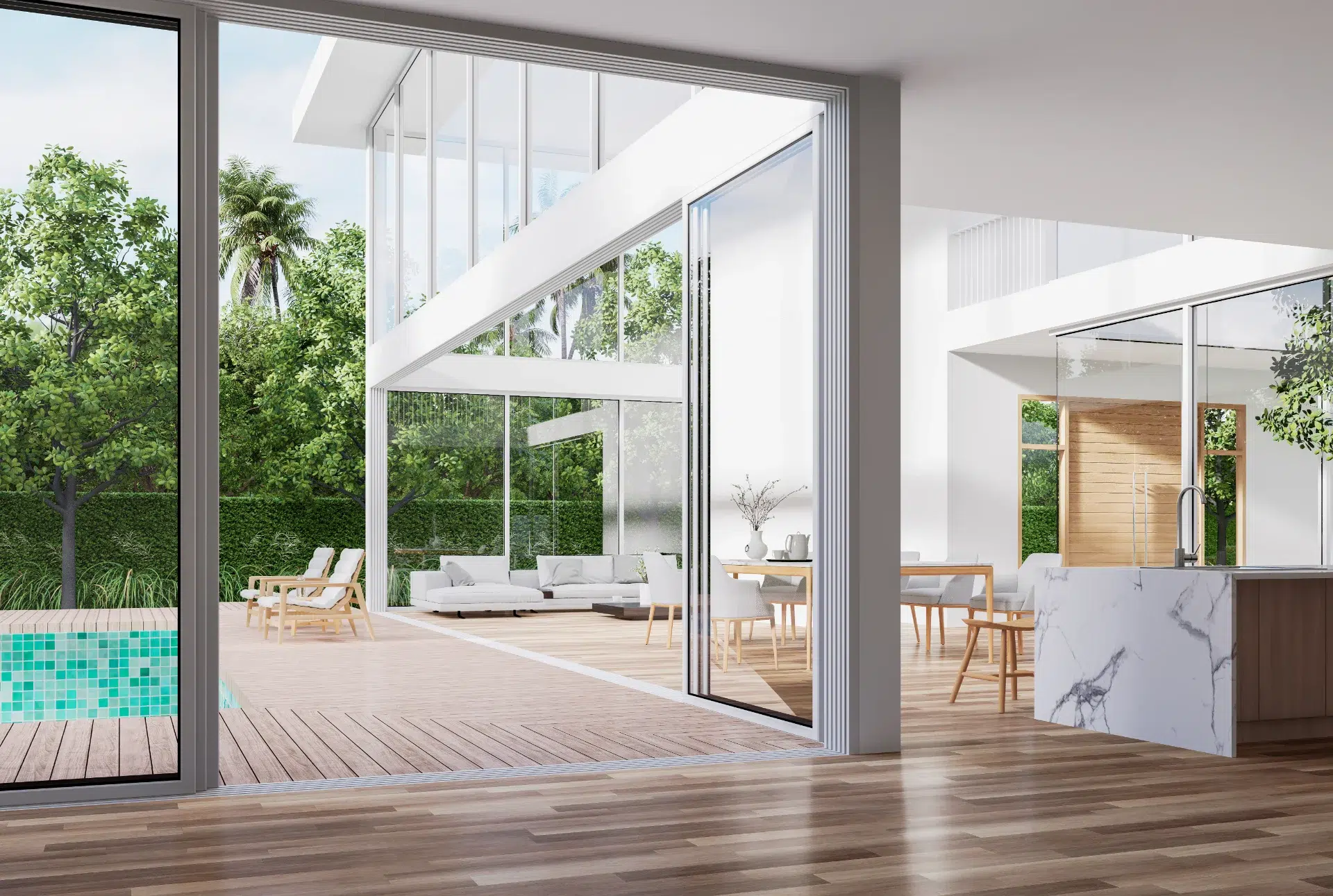 VLX 138 Panoramic Sliding Door in Los Angeles, CA | Westlight Windows & Doors - detail 1