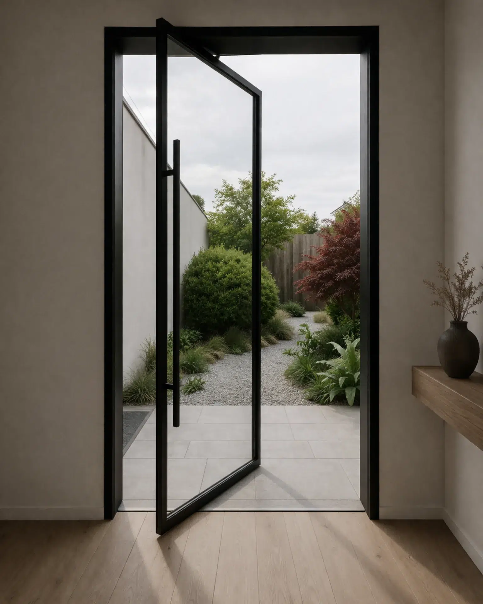 VLX 100 Pivot Door in Los Angeles, CA | Westlight Windows & Doors - detail 1