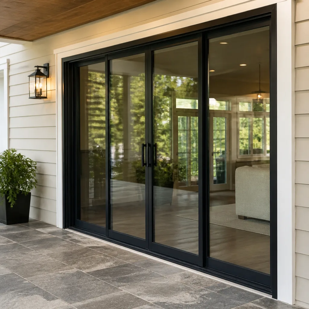 Sliding glass doors